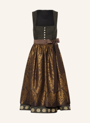 SPORTALM Dirndl, Farbe: DUNKELGRÜN/ GRÜN/ DUNKELROT (Bild 1)