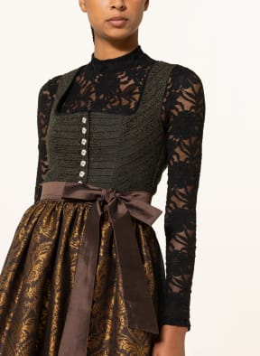 SPORTALM Dirndl, Farbe: DUNKELGRÜN/ GRÜN/ DUNKELROT (Bild 1)