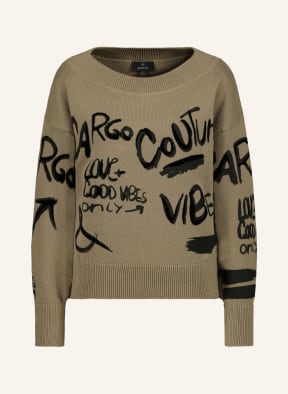 monari Sweater, Color: OLIVE/ BLACK (Image 1)