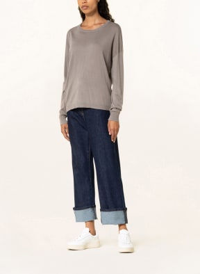 IRIS von ARNIM Cashmere sweater LUCIAN, Color: TAUPE (Image 1)