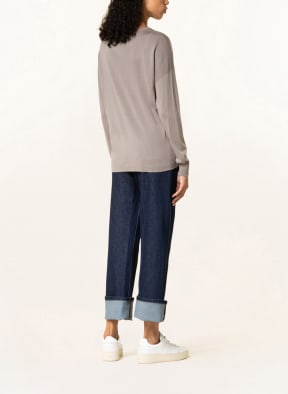 IRIS von ARNIM Cashmere sweater LUCIAN, Color: TAUPE (Image 1)