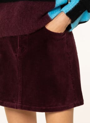 Marc O'Polo DENIM Corduroy skirt, Color: DARK RED (Image 1)
