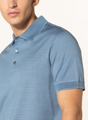 Brioni Piqué polo shirt, Color: BLUE (Image 1)