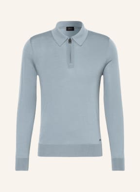 Brioni Jersey polo shirt, Color: BLUE GRAY (Image 1)
