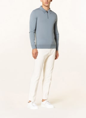 Brioni Jersey polo shirt, Color: BLUE GRAY (Image 1)