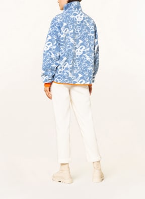NEO NOIR Teddyfell-Jacke LYNDA, Farbe: WEISS/ BLAU/ ORANGE (Bild 1)