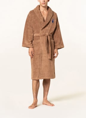 Off-White Home Unisex bathrobe, Color: CAMEL (Image 1)