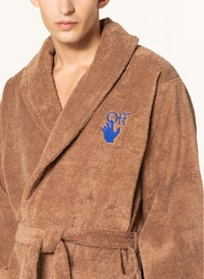 Off-White Home Unisex bathrobe, Color: CAMEL (Image 1)