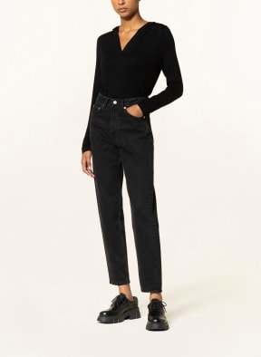 someday Knit hoodie KAMMY, Color: BLACK (Image 1)