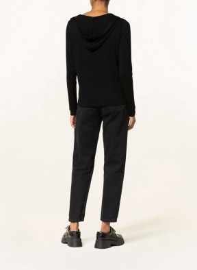someday Knit hoodie KAMMY, Color: BLACK (Image 1)