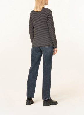 OPUS Long sleeve shirt SIBYLA , Color: BLACK/ WHITE (Image 1)