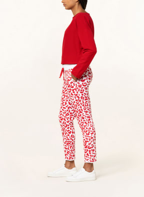 Juvia Sweatpants, Color: WHITE/ RED (Image 1)