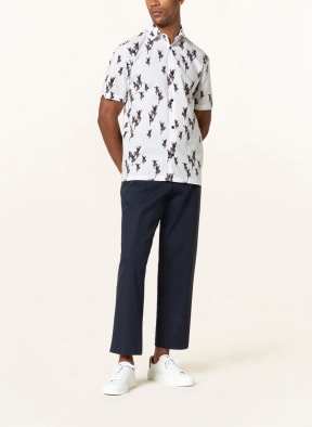 TED BAKER Kurzarm-Hemd MARNEY Regular Fit, Farbe: WEISS/ SCHWARZ (Bild 1)