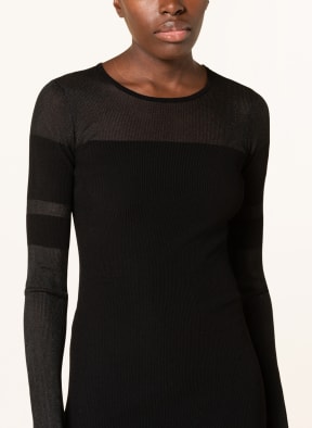 PATRIZIA PEPE Strickkleid, Farbe: SCHWARZ (Bild 1)