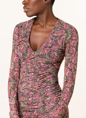 PATRIZIA PEPE Kleid, Farbe: LILA/ GRÜN/ HELLROT (Bild 1)