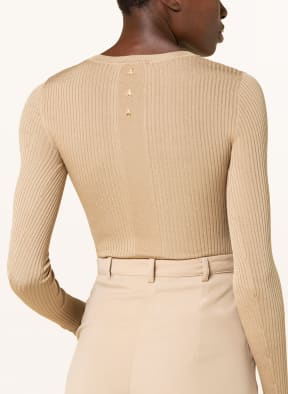 PATRIZIA PEPE Longsleeve, Farbe: BEIGE (Bild 1)