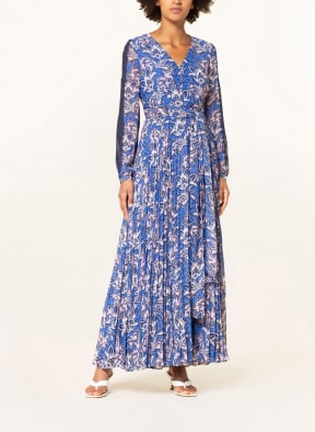 Phase Eight Kleid CLAUDIA in Wickeloptik, Farbe: BLAU (Bild 1)
