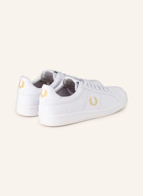 Fred perry outlet all white shoes