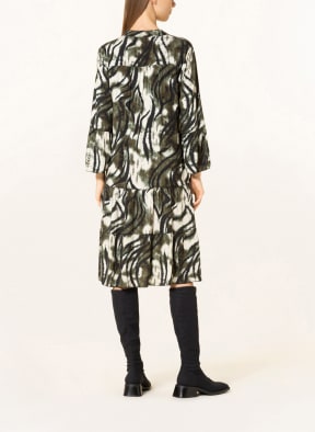 CARTOON Dress with 3/4 sleeves, Color: BLACK/ WHITE/ GREEN (Image 1)