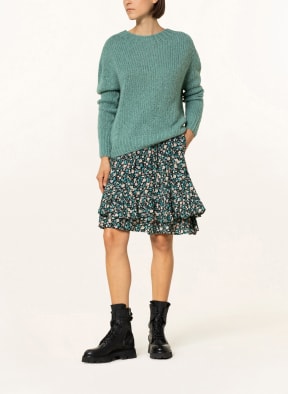 oui Skirt, Color: BLACK/ NEON BLUE/ CREAM (Image 1)