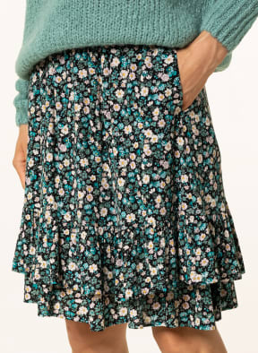 oui Skirt, Color: BLACK/ NEON BLUE/ CREAM (Image 1)