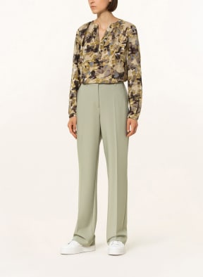 CARTOON Shirt blouse, Color: BEIGE/ DARK BROWN/ DARK YELLOW (Image 1)
