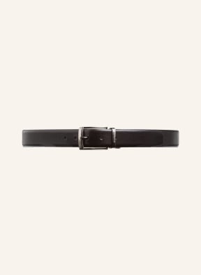 STRELLSON Reversible leather belt, Color: BLACK/ DARK BROWN (Image 1)