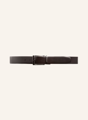 STRELLSON Reversible leather belt, Color: BLACK/ DARK BROWN (Image 1)