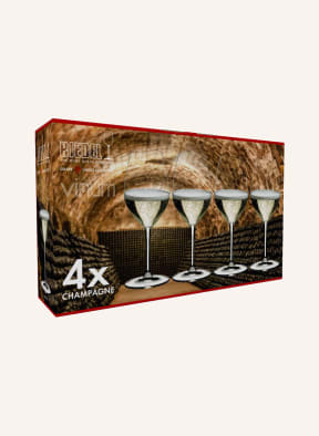 RIEDEL 4er-Set Weingläser VINUM CHAMPAGNE, Farbe: TRANSPARENT (Bild 1)