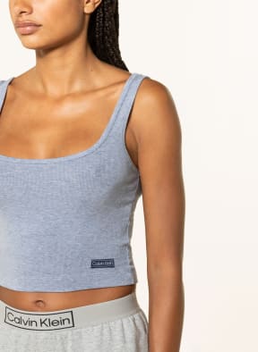 Calvin Klein Lounge top PURE RIBBED, Color: BLUE GRAY (Image 1)