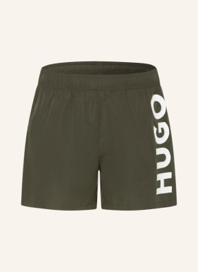 HUGO Badeshorts ABAS , Farbe: KHAKI (Bild 1)