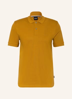 BOSS Piqué polo shirt PALLAS regular fit, Color: COGNAC (Image 1)
