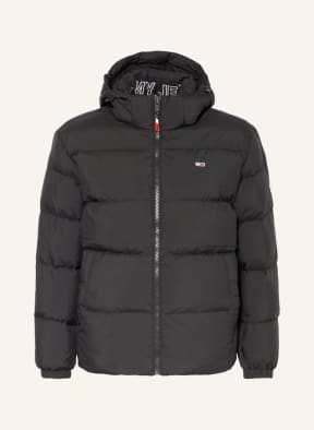 TOMMY JEANS Down jacket with removable hood, Color: BLACK (Image 1)