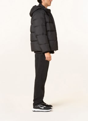 TOMMY JEANS Down jacket with removable hood, Color: BLACK (Image 1)