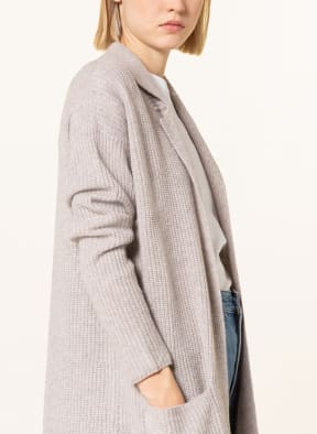 darling harbour Knit cardigan with cashmere, Color: GRAY (Image 1)