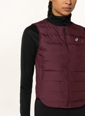 ASICS Hybrid running jacket RUNYOKO, Color: DARK RED (Image 1)