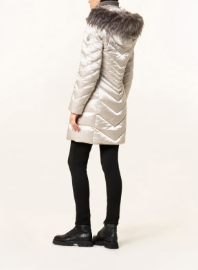 SPORTALM Daunenmantel mit abnehmbarem Kunstpelz, Farbe: BEIGE (Bild 1)