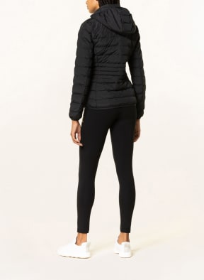EA7 EMPORIO ARMANI Quilted jacket with detachable hood, Color: BLACK (Image 1)