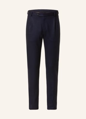 windsor. Suit trousers FLORO shaped fit in cashmere , Color: DARK BLUE (Image 1)