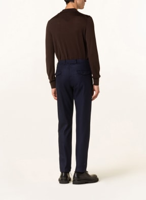 windsor. Suit trousers FLORO shaped fit in cashmere , Color: DARK BLUE (Image 1)