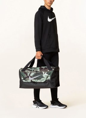 Nike Gym bag BRASILIA, Color: OLIVE/ BLACK/ GRAY (Image 1)