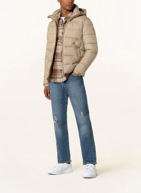 SAVE THE DUCK Quilted jacket BORIS, Color: BEIGE (Image 1)