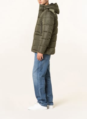 SAVE THE DUCK Quilted jacket CLIFF, Color: OLIVE (Image 1)