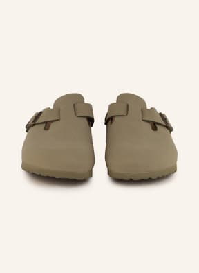 BIRKENSTOCK Slides BOSTON, Color: OLIVE (Image 1)
