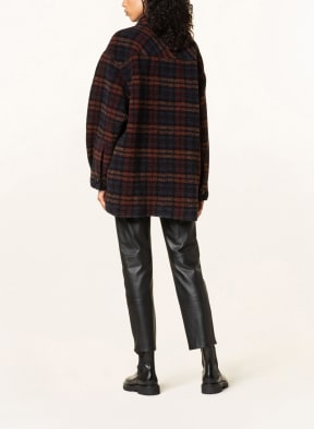 ISABEL MARANT ÉTOILE Overjacket HARVELI, Farbe: DUNKELGRÜN/ SCHWARZ/ DUNKELROT (Bild 1)