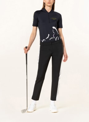 SPORTALM Funktions-Poloshirt, Farbe: DUNKELBLAU/ WEISS/ GOLD (Bild 1)