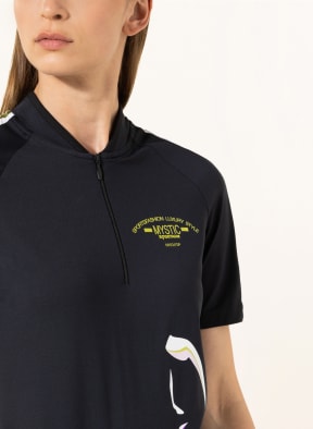 SPORTALM Funktions-Poloshirt, Farbe: DUNKELBLAU/ WEISS/ GOLD (Bild 1)