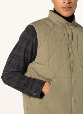 ARMEDANGELS Quilted vest VATNAA, Color: OLIVE (Image 1)