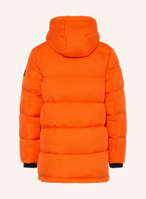 TOMMY HILFIGER Steppjacke mit abnehmbarer Kapuze, Farbe: ORANGE (Bild 1)