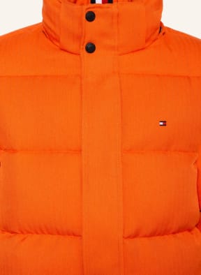 TOMMY HILFIGER Steppjacke mit abnehmbarer Kapuze, Farbe: ORANGE (Bild 1)
